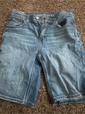 American Eagle Outfitters Teen Girls Blue Denim Shorts